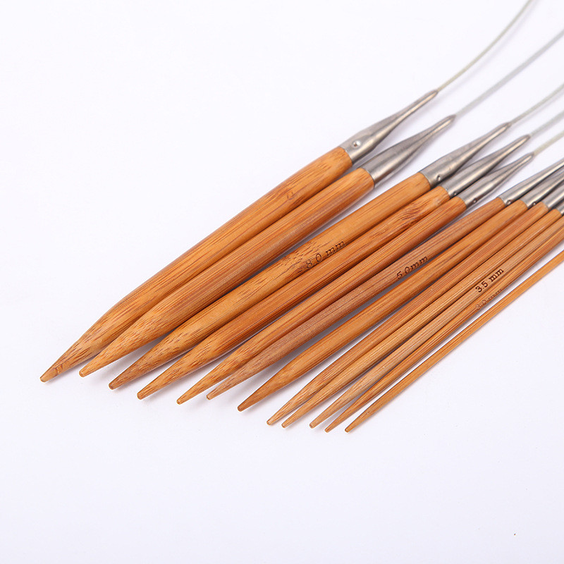 Druty bambusowe 4,5 mm na żyłce 80 cm - Produkt wyplatamy.pl 5
