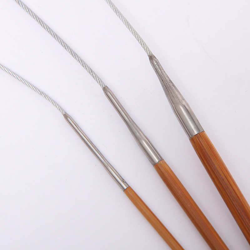 Druty bambusowe 10 mm na żyłce 80 cm - product wyplatamy.pl 3