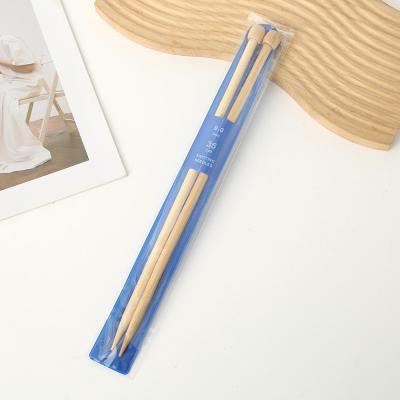 Druty bambusowe do dziergania 35 cm, 9 mm - produkt wyplatamy.pl 1
