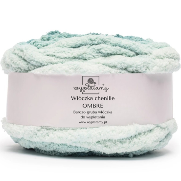 Włóczka chenille OMBRE kolor nr 753 - 600g