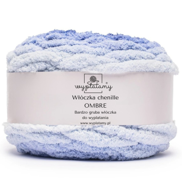 Włóczka chenille OMBRE kolor nr 752 - 600g