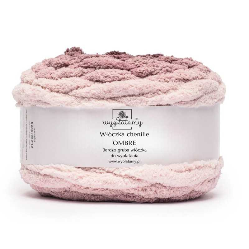 Włóczka chenille OMBRE kolor nr 751 - 600g - produkt wyplatamy.pl 1