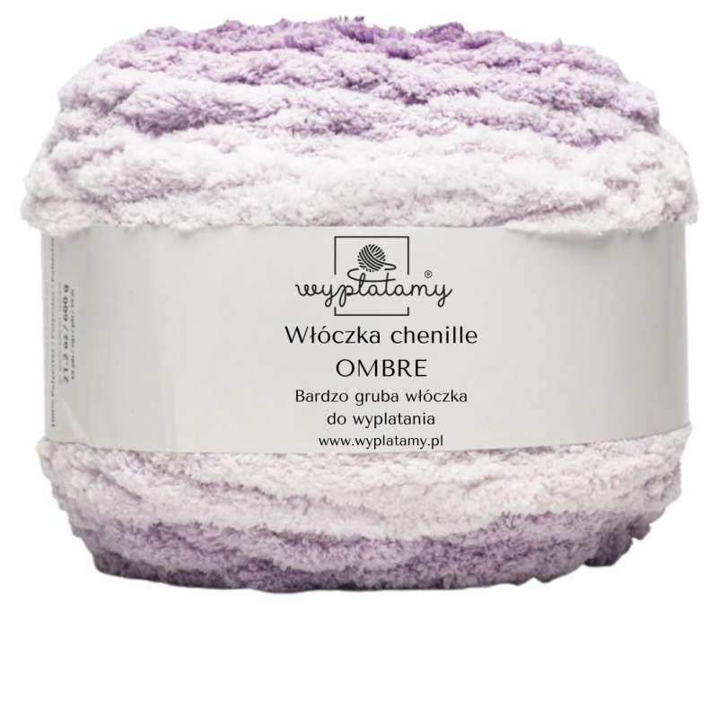 Włóczka chenille OMBRE kolor nr 72 - 600g - produkt wyplatamy.pl 1