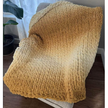 Włóczka chenille OMBRE kolor nr 68 - 600g - produkt 2