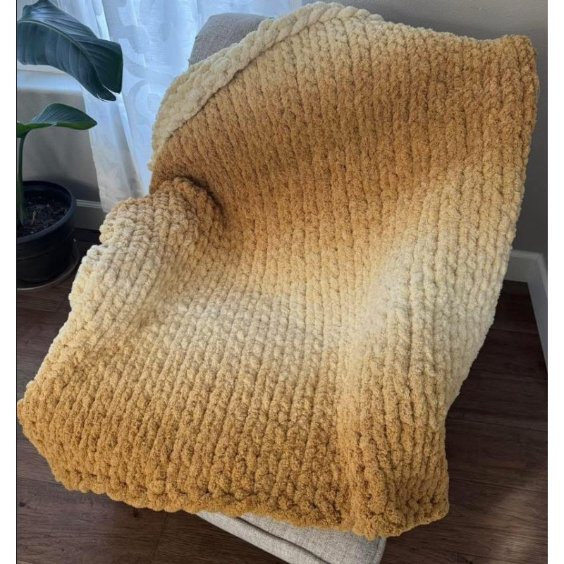 Włóczka chenille OMBRE kolor nr 68 - 600g - produkt wyplatamy.pl 2
