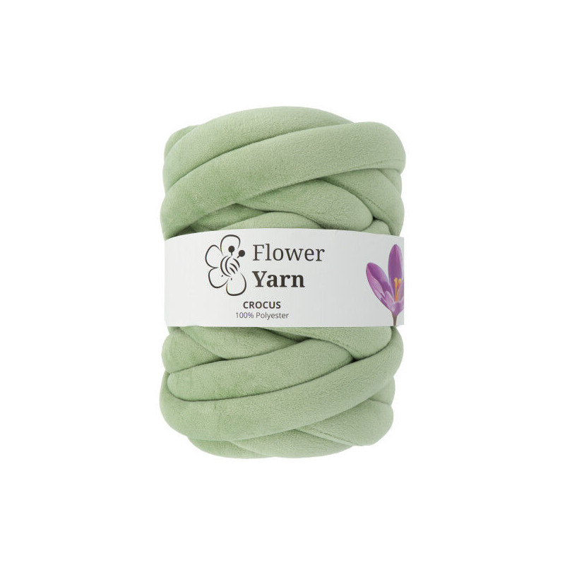 Włóczka FlowerYarn Crocus TURKUSOWY 500g - dzierganie bez narzędzi na palcach - Produkt wyplatamy.pl 1