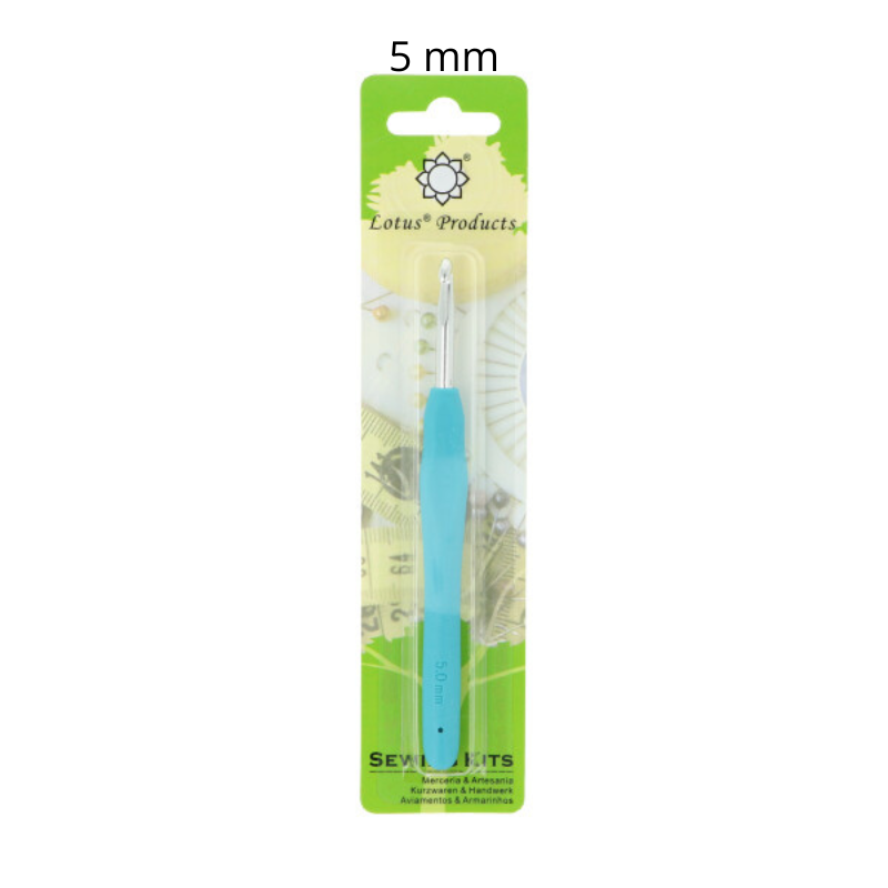 Szydełko z silikonową rączką 5 mm - produkt wyplatamy.pl 1