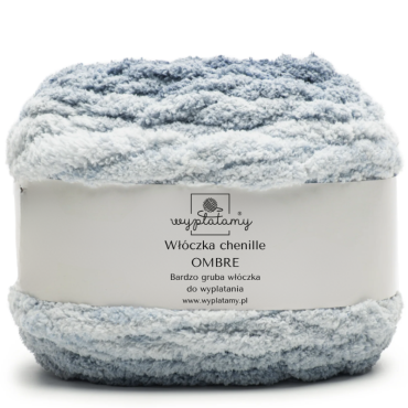 Włóczka chenille OMBRE kolor nr 69 - 600g