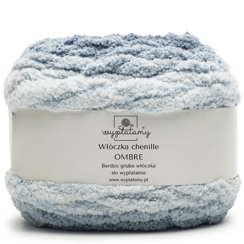Włóczka chenille OMBRE kolor nr 69 - 600g - produkt wyplatamy.pl 1