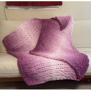 Włóczka chenille OMBRE kolor nr 74 - 600g - produkt 2