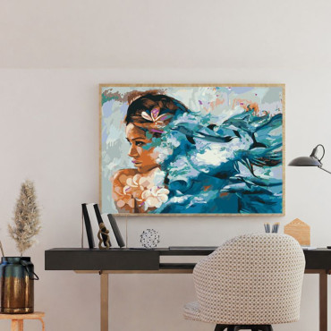 Rejs z Delfinami 40x50cm - malowanie po numerkach - produkt 3