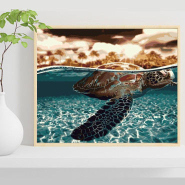 Piękno Oceanu 40x50cm - malowanie po numerkach