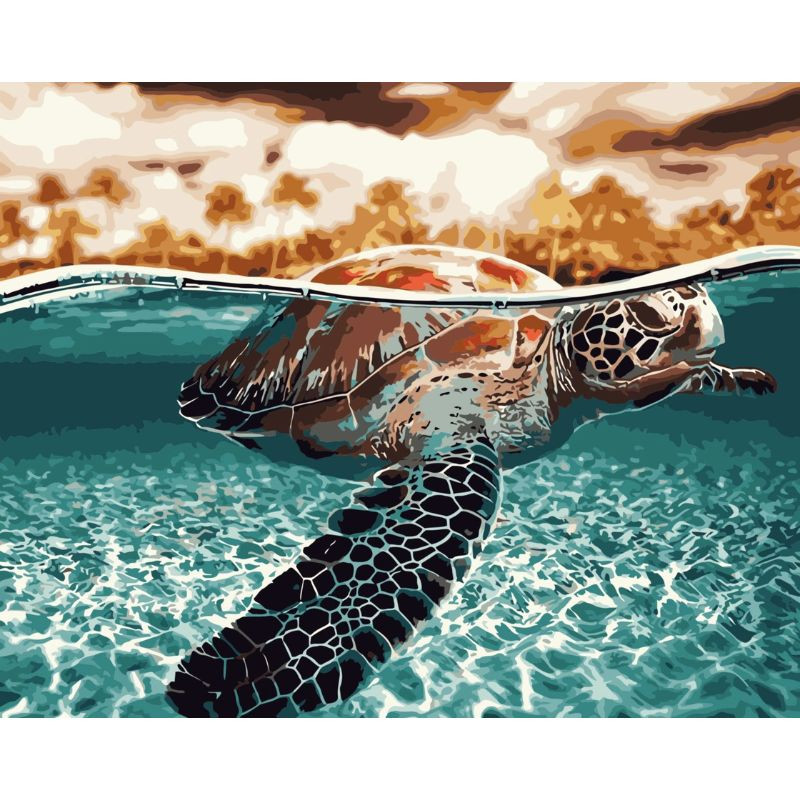 Piękno Oceanu 40x50cm - malowanie po numerkach - produkt wyplatamy.pl 2