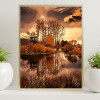 Zobacz Nad Jeziorem 40x50cm - malowanie po numerkach