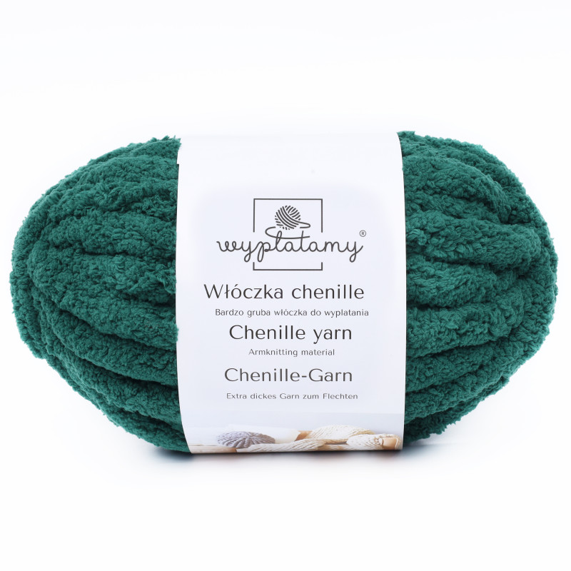 Włóczka chenille PREMIUM kolor nr 201 - 230g - produkt wyplatamy.pl 1