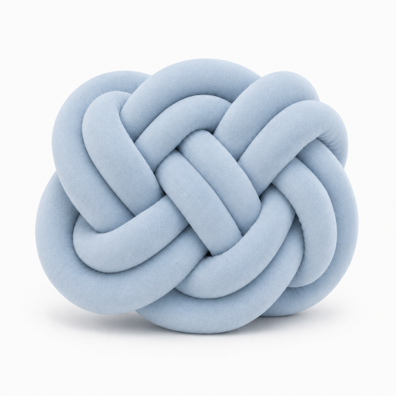 Aksamitna gruba włóczka Tube Marshmallow 5 cm – błękitny - produkt wyplatamy.pl 2