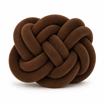 Aksamitna gruba włóczka 5 cm brązowy - Produkt 3