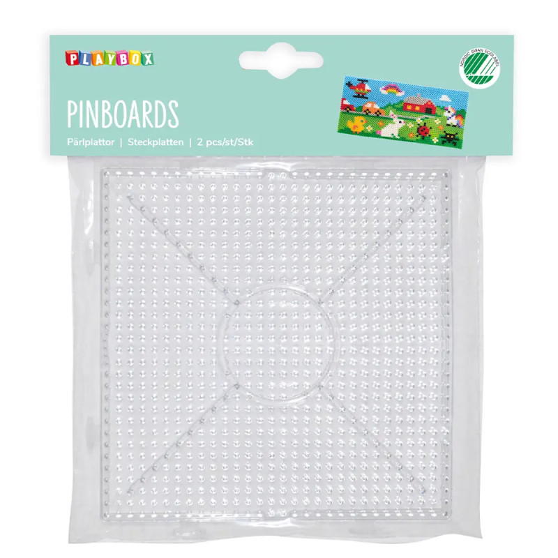 Podkładki do koralików midi 2 szt. – kwadrat modułowy (do łączenia) - produkt wyplatamy.pl 1