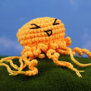 Zestaw do szydełkowania DIY – Kolorowe Meduzy - Produkt 3