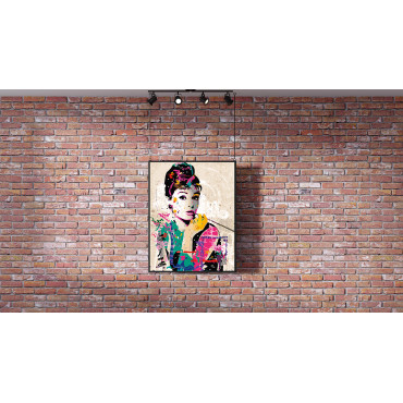 Audrey Hepburn 40x50cm - malowanie po numerkach - produkt 4