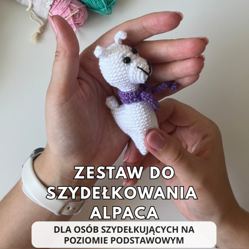 Zestaw do szydełkowania DIY – Alpaka - produkt wyplatamy.pl 1