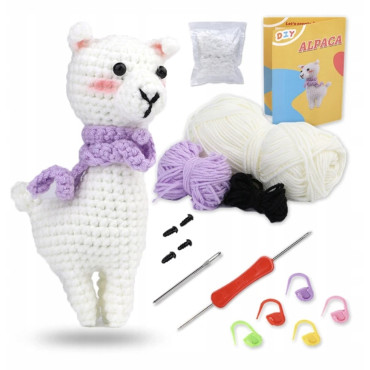 Zestaw do szydełkowania DIY – Alpaka - produkt 3