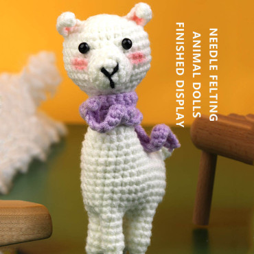 Zestaw do szydełkowania DIY – Alpaka - produkt 2