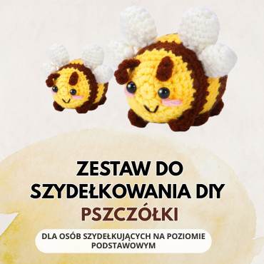 Zestaw do szydełkowania DIY – pszczółki