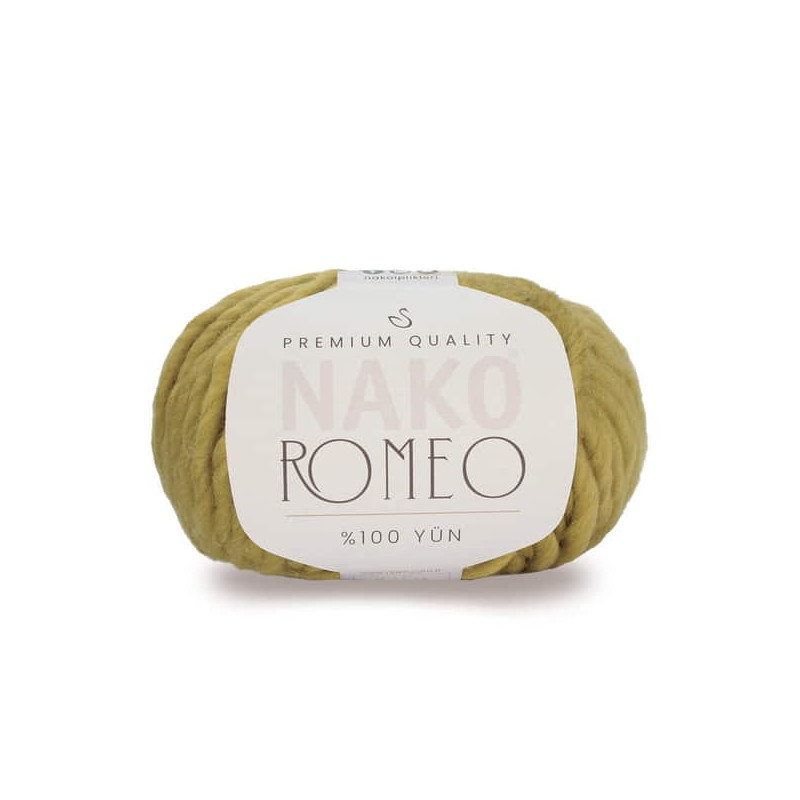 Włóczka Nako Romeo 12075 oliwkowy - product wyplatamy.pl 1
