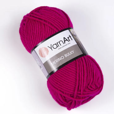 YarnArt Merino Bulky 8041 fuksja
