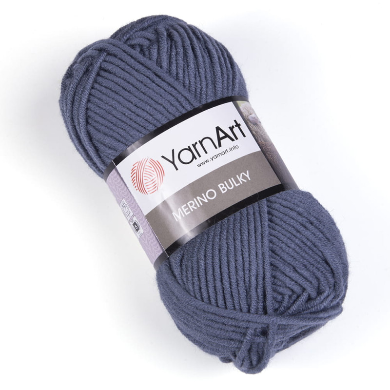 YarnArt Merino Bulky 3088 ciemny stalowy - produkt wyplatamy.pl 1