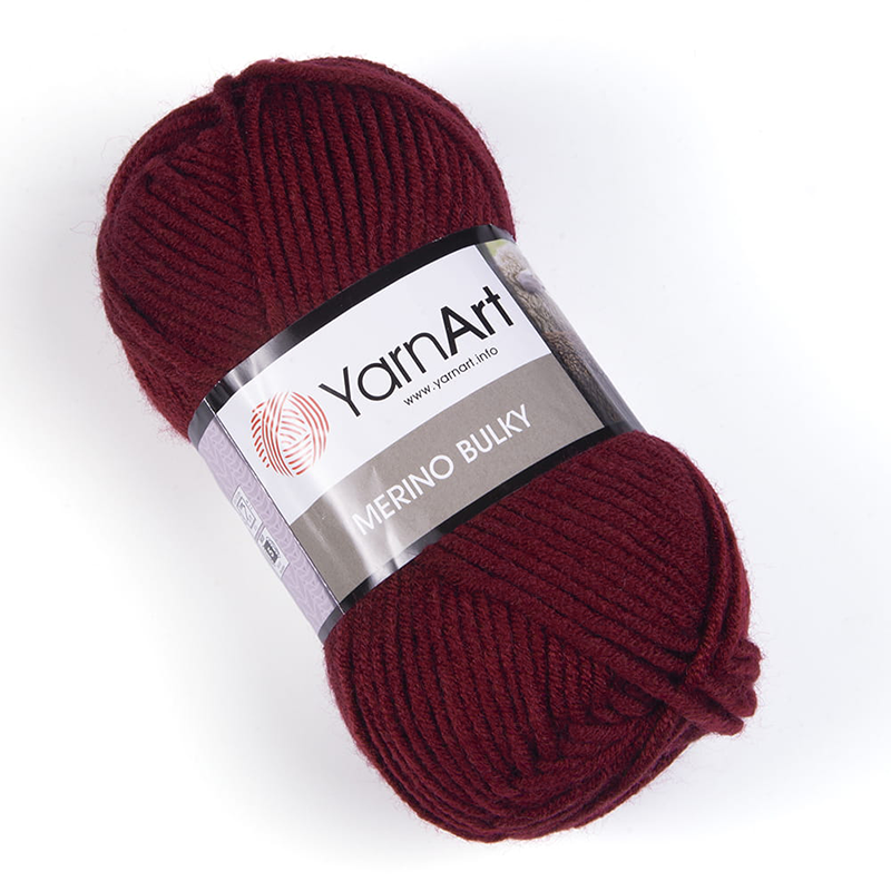 YarnArt Merino Bulky 577 bordowy - Produkt wyplatamy.pl 1