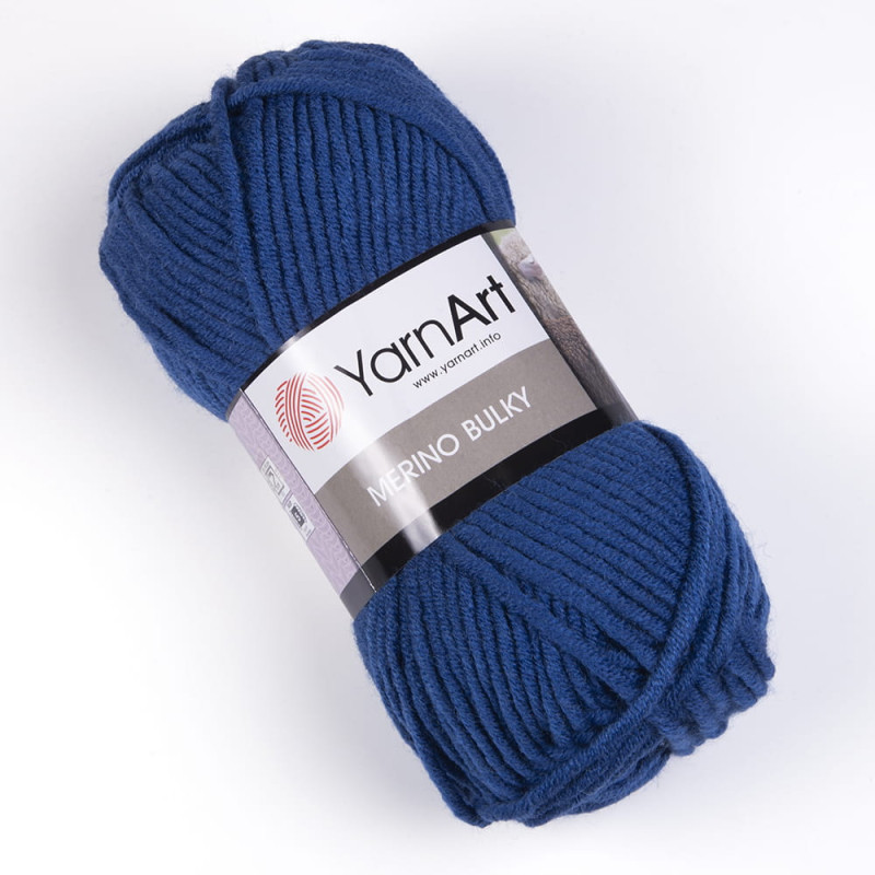 YarnArt Merino Bulky 551 ciemny niebieski - Produkt wyplatamy.pl 1