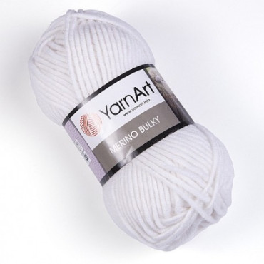 YarnArt Merino Bulky 501 biały