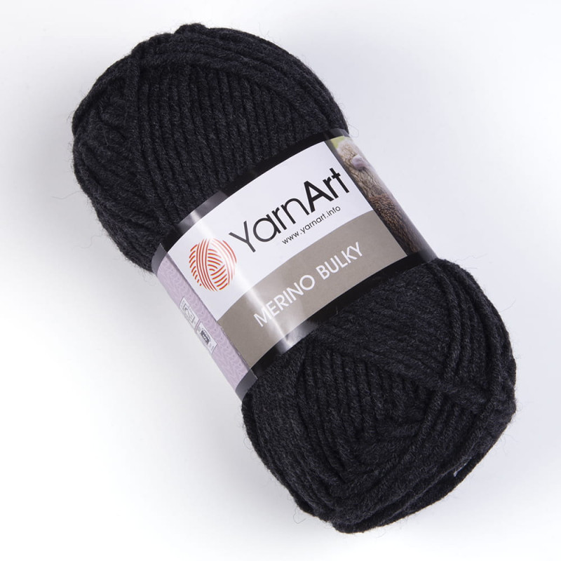 YarnArt Merino Bulky 359 ciemny szary - Produkt wyplatamy.pl 1