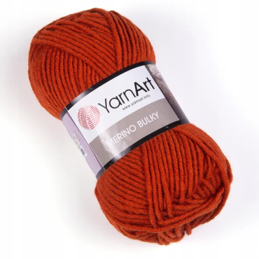 YarnArt Merino Bulky 3027 pomarańcz