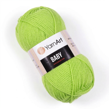 YarnArt Baby 13854 limonkowy