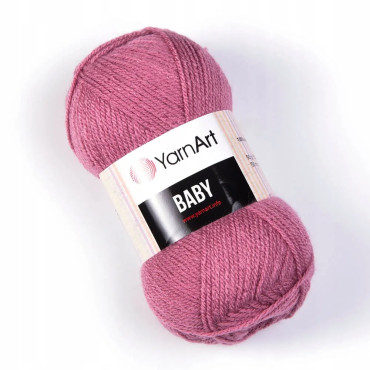YarnArt Baby 3017 brudny róż