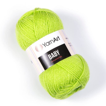 YarnArt Baby 854 jasny zielony