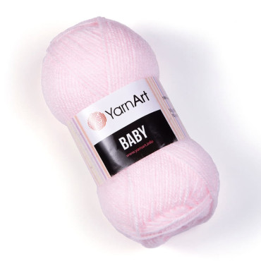 YarnArt Baby 853 blady róż