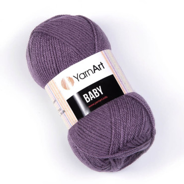 YarnArt Baby 852 lawendowy