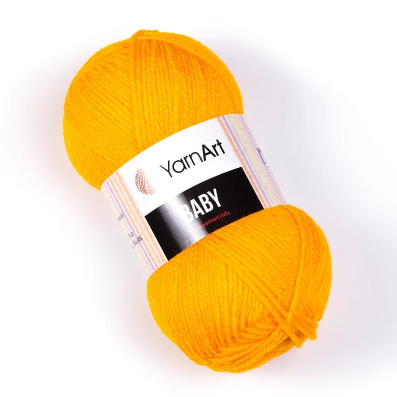 YarnArt Baby 586 intensywny żółty - product wyplatamy.pl 1