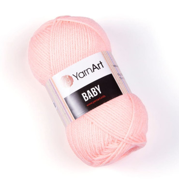 YarnArt Baby 204 pudrowy róż