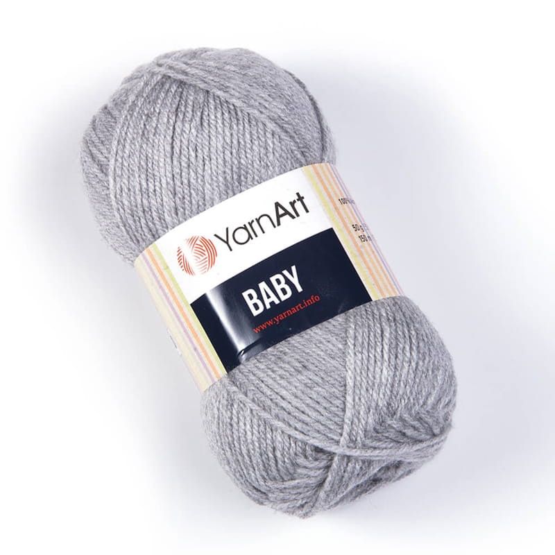 YarnArt Baby 195 szary - produkt wyplatamy.pl 1