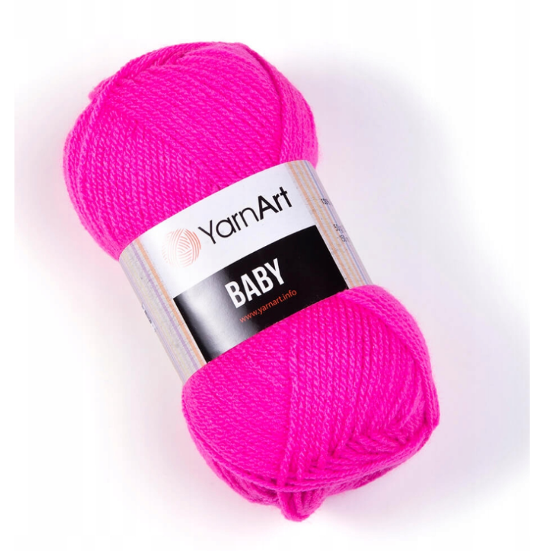YarnArt Baby 174 różowy neonowy - product wyplatamy.pl 1