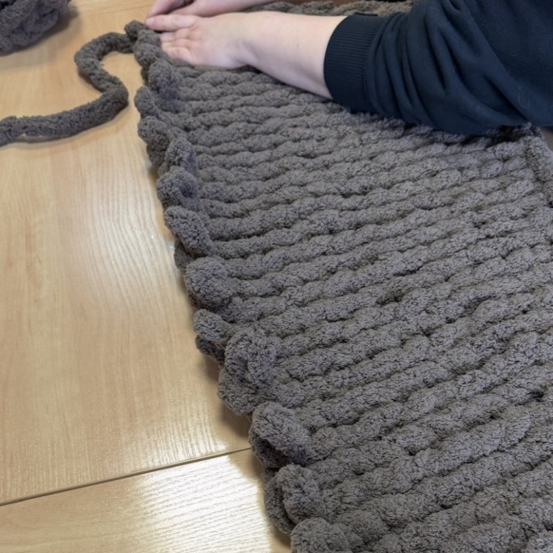 Włóczka chenille standard kolor nr 7 - 230g - produkt wyplatamy.pl 2