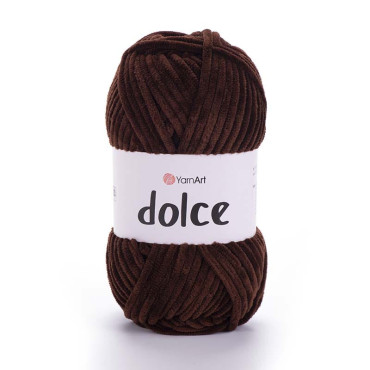 YarnArt Dolce 775 ciemny brąz