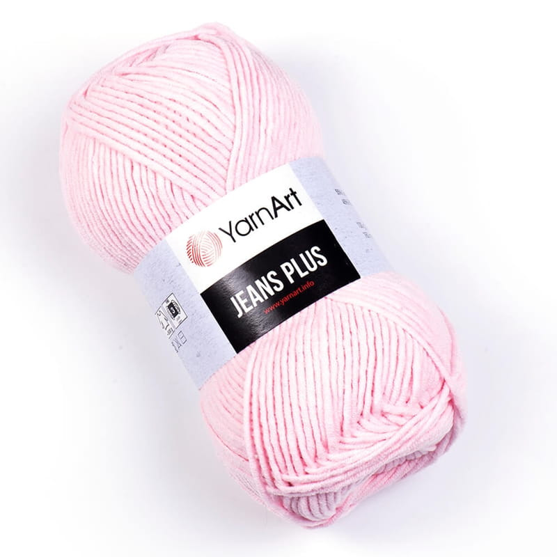 YarnArt Jeans Plus 74 jasny róż - produkt wyplatamy.pl 1