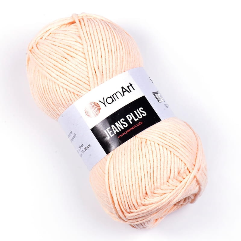 YarnArt Jeans Plus 73 brzoskwinia - Produkt wyplatamy.pl 1