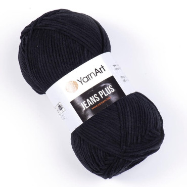YarnArt Jeans Plus 53 czarny